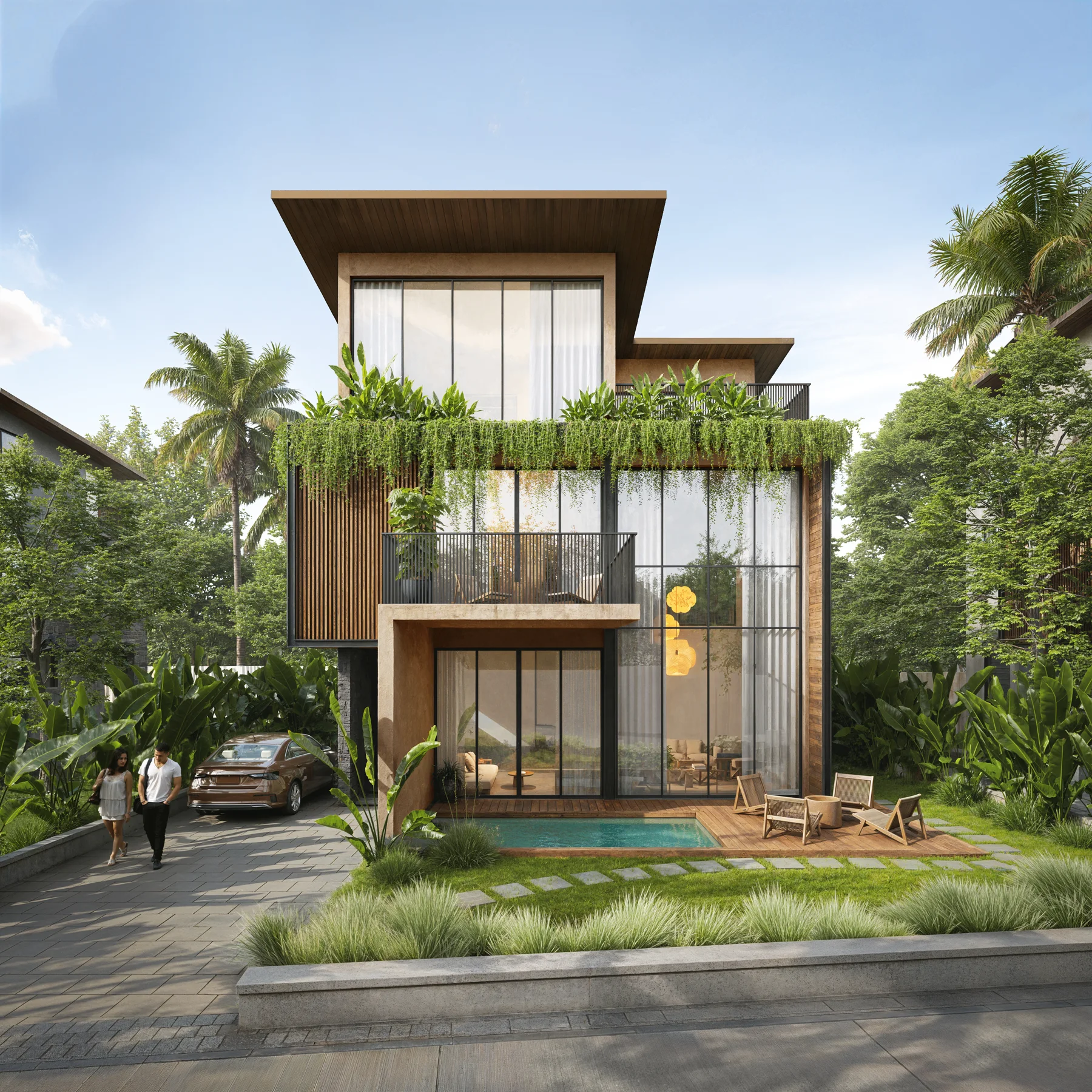 Aurora villa exterior
