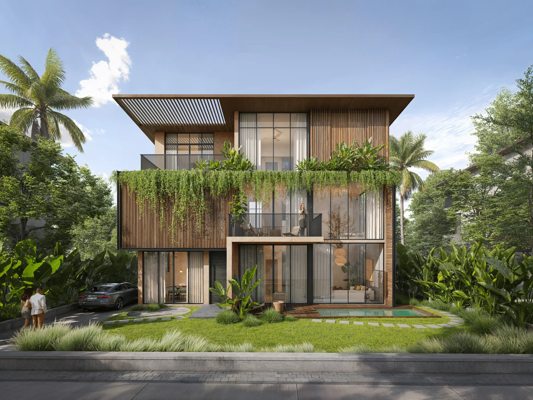 Maris villa exterior